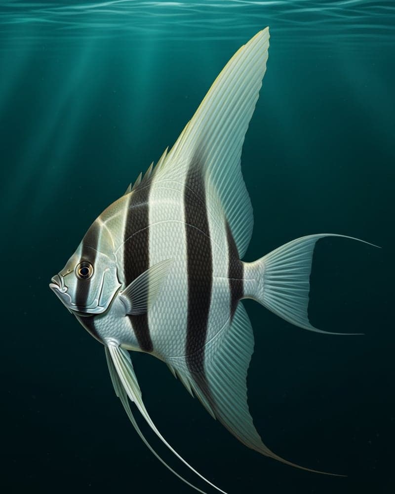 Altum Angelfish (Pterophyllum altum) — premium specimen
