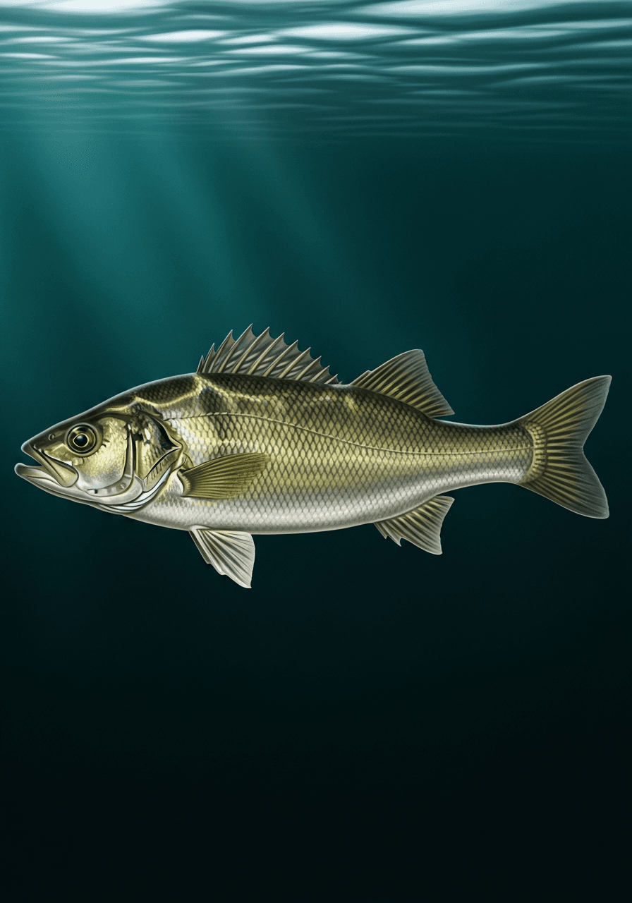 Australian Bass (Macquaria novemaculeata) — premium specimen