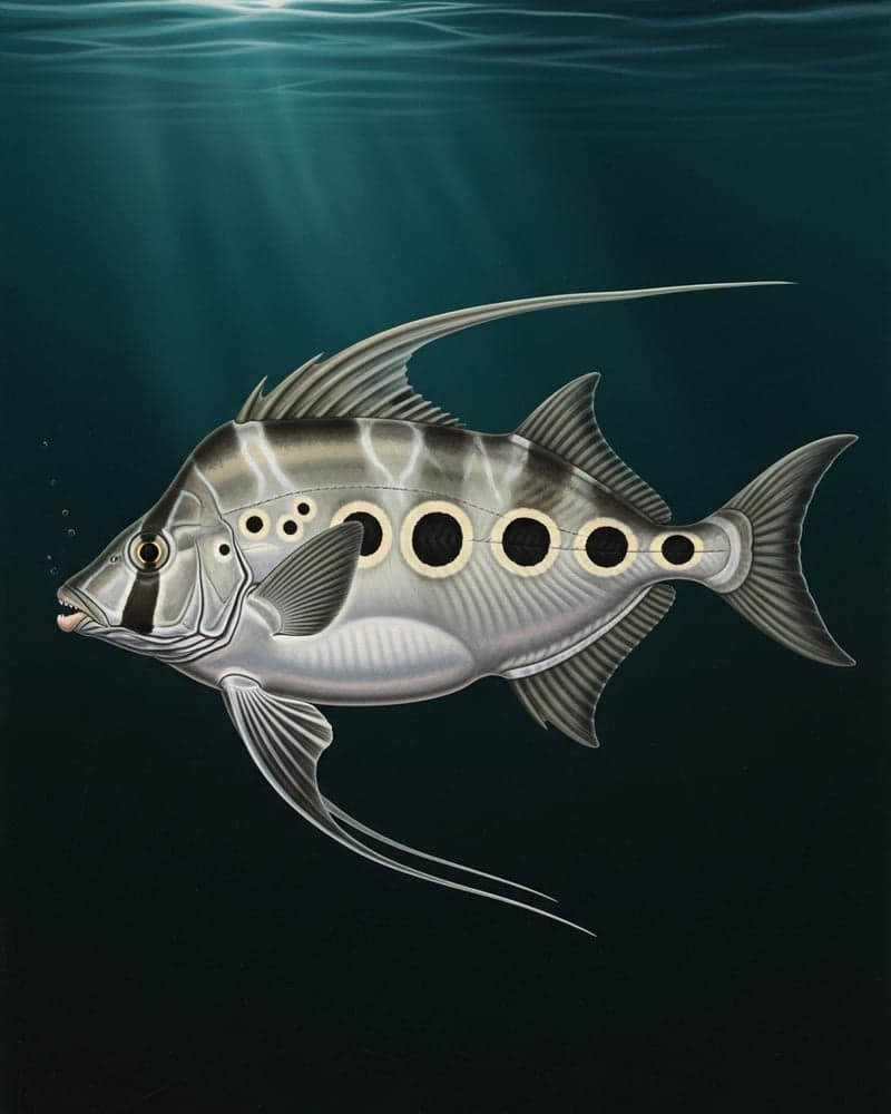 Clown Knife Fish (Chitala ornata) — premium specimen