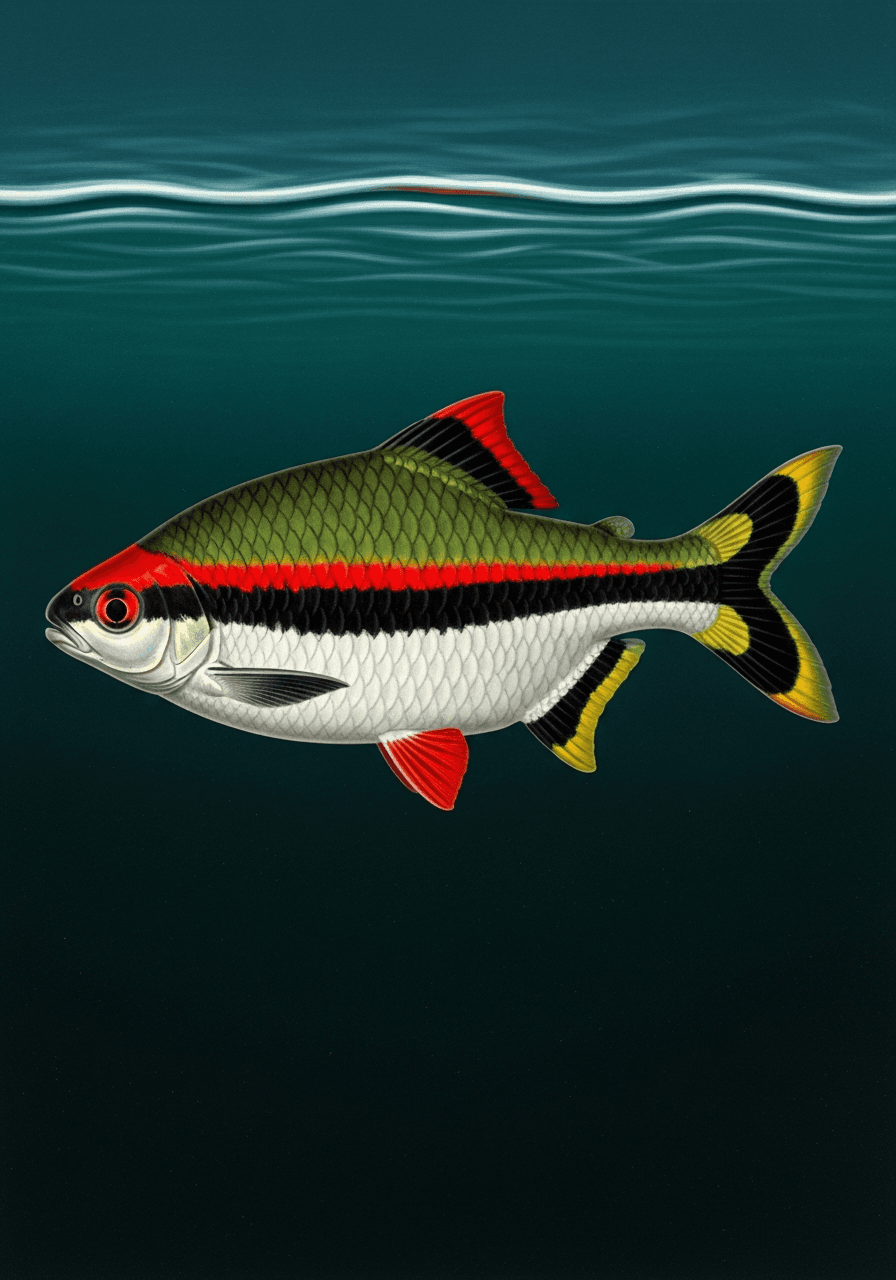 Denison Barb (Sahyadria denisonii) — premium specimen