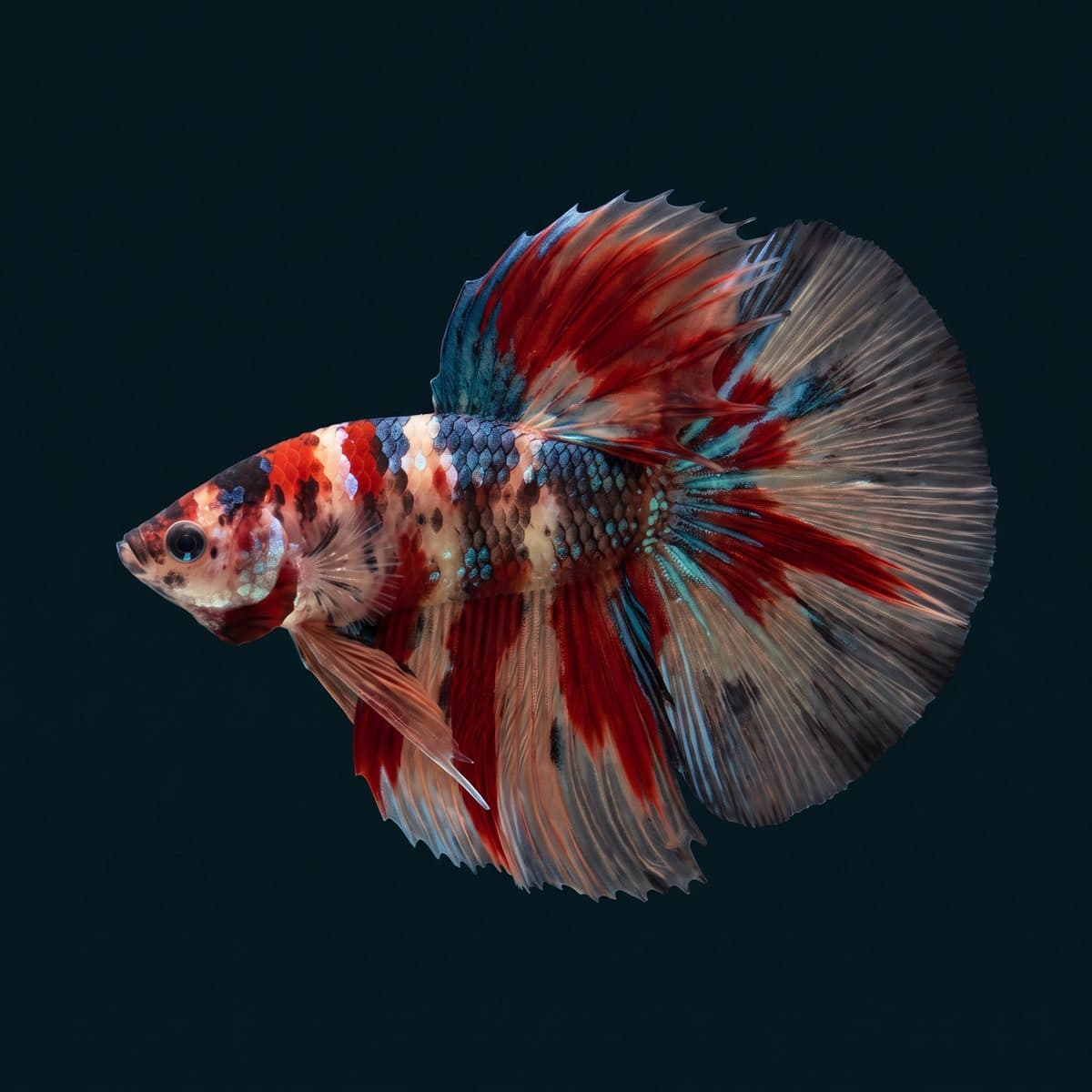 Galaxy Koi Betta (Betta splendens) — premium specimen