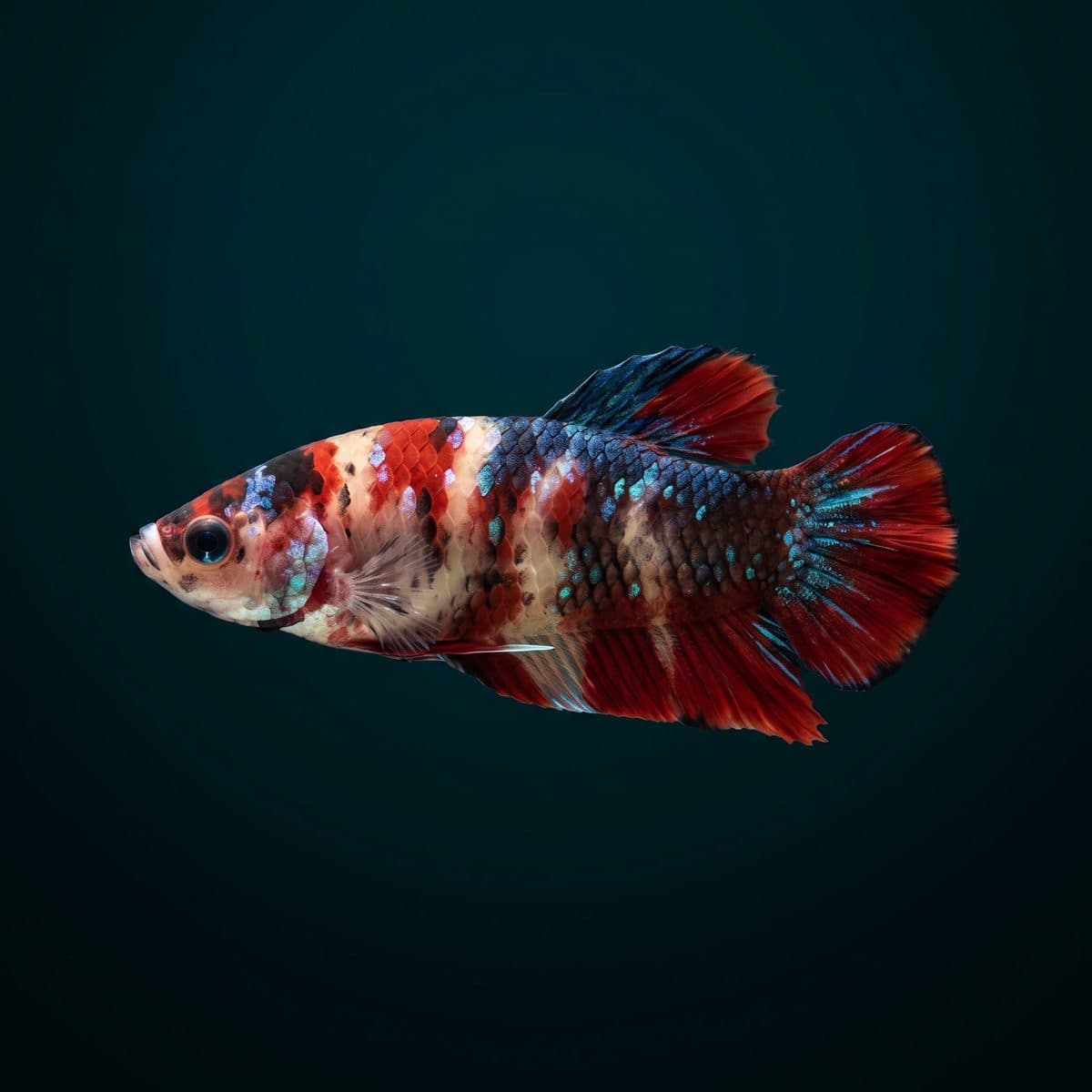 Galaxy Koi Plakat Betta (Betta splendens) — premium specimen
