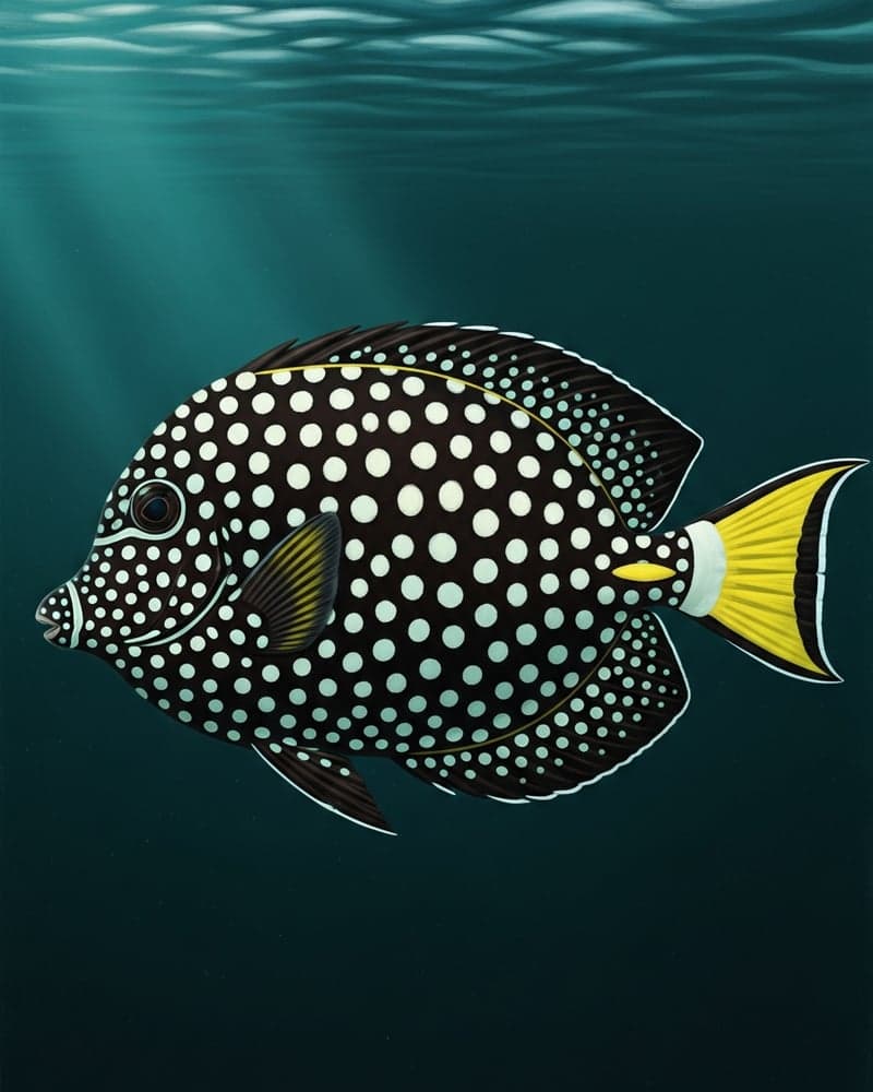 Gem Tang (Zebrasoma gemmatum) — premium specimen