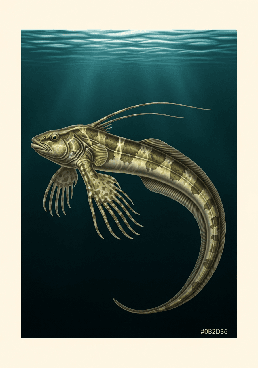 Lungfish (Protopterus annectens) — premium specimen