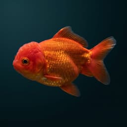 Oranda Goldfish (Carassius auratus) — red cap specimen