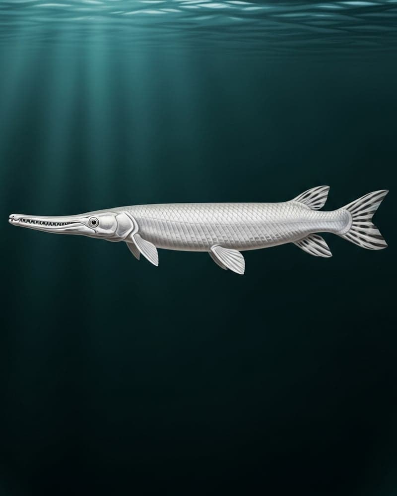 Platinum Gar (Atractosteus sp.) — premium specimen
