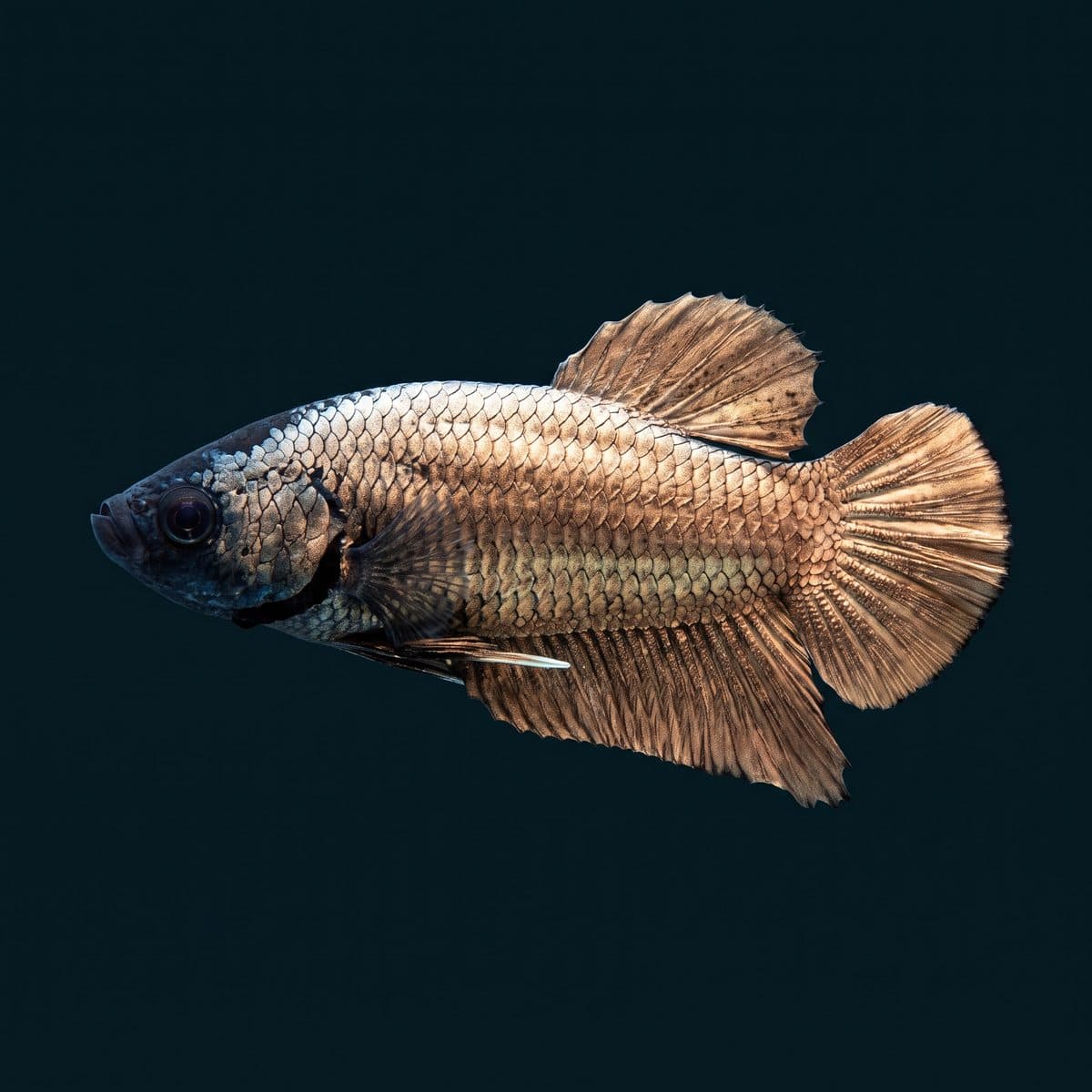 Samurai Betta (Betta splendens) — premium specimen