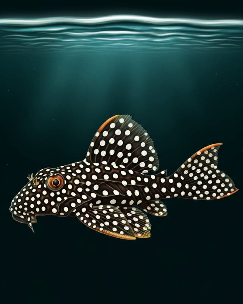 Snowball Pleco (Hypancistrus inspector) — premium specimen